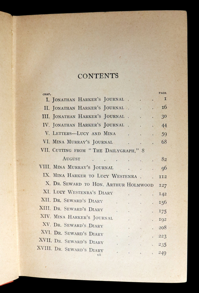 1912 Rare First Rider Edition - DRACULA by Bram Stoker. Gothic Vampire Story.