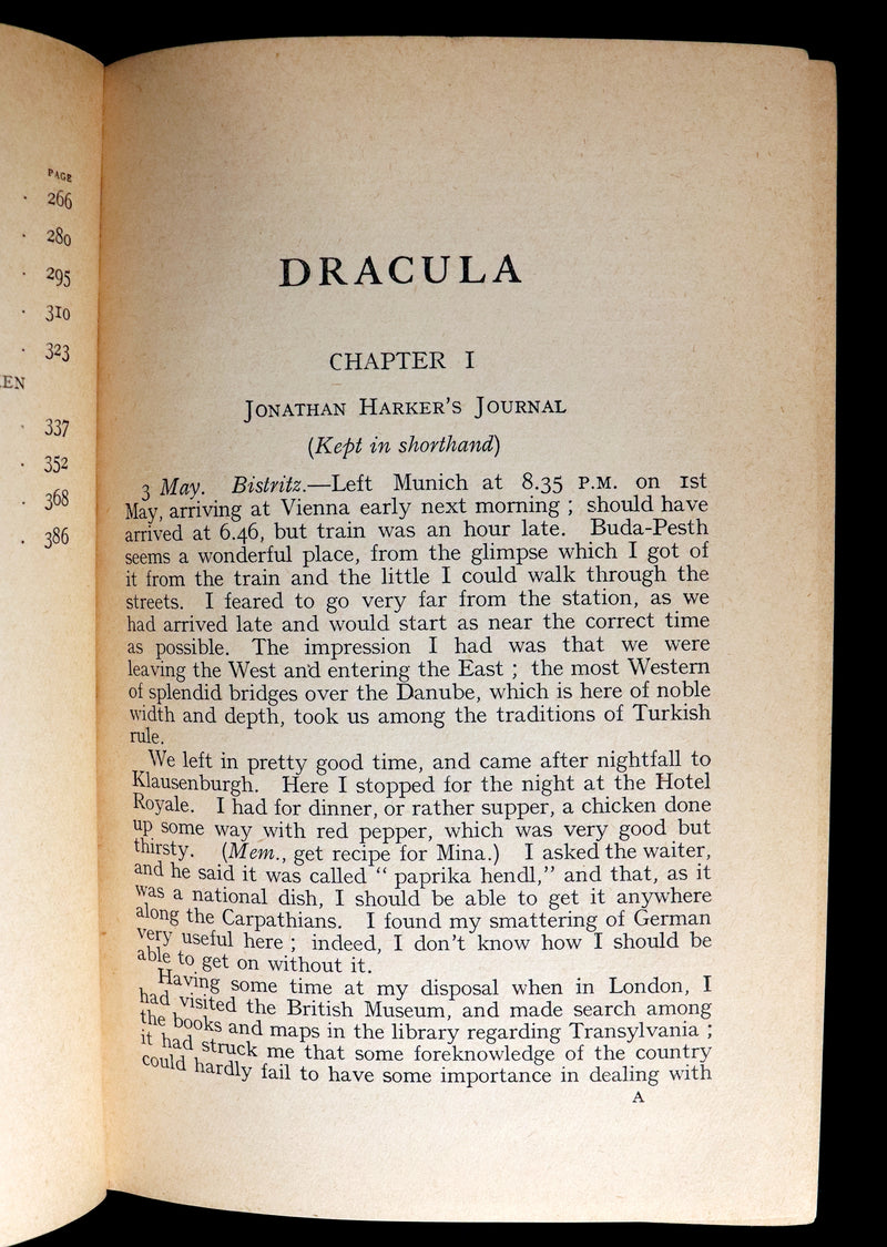 1912 Rare First Rider Edition - DRACULA by Bram Stoker. Gothic Vampire Story.