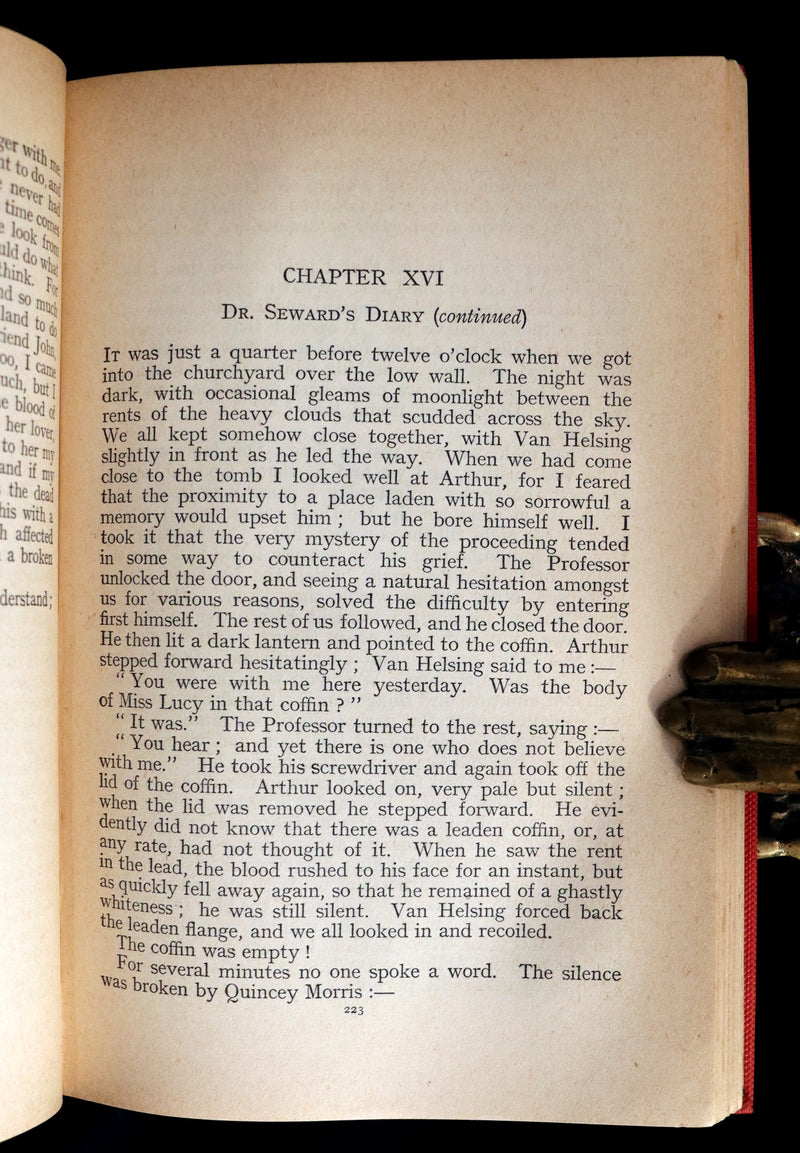 1912 Rare First Rider Edition - DRACULA by Bram Stoker. Gothic Vampire Story.