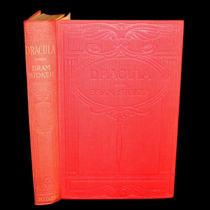 1912 Rare First Rider Edition - DRACULA by Bram Stoker. Gothic Vampire Story.
