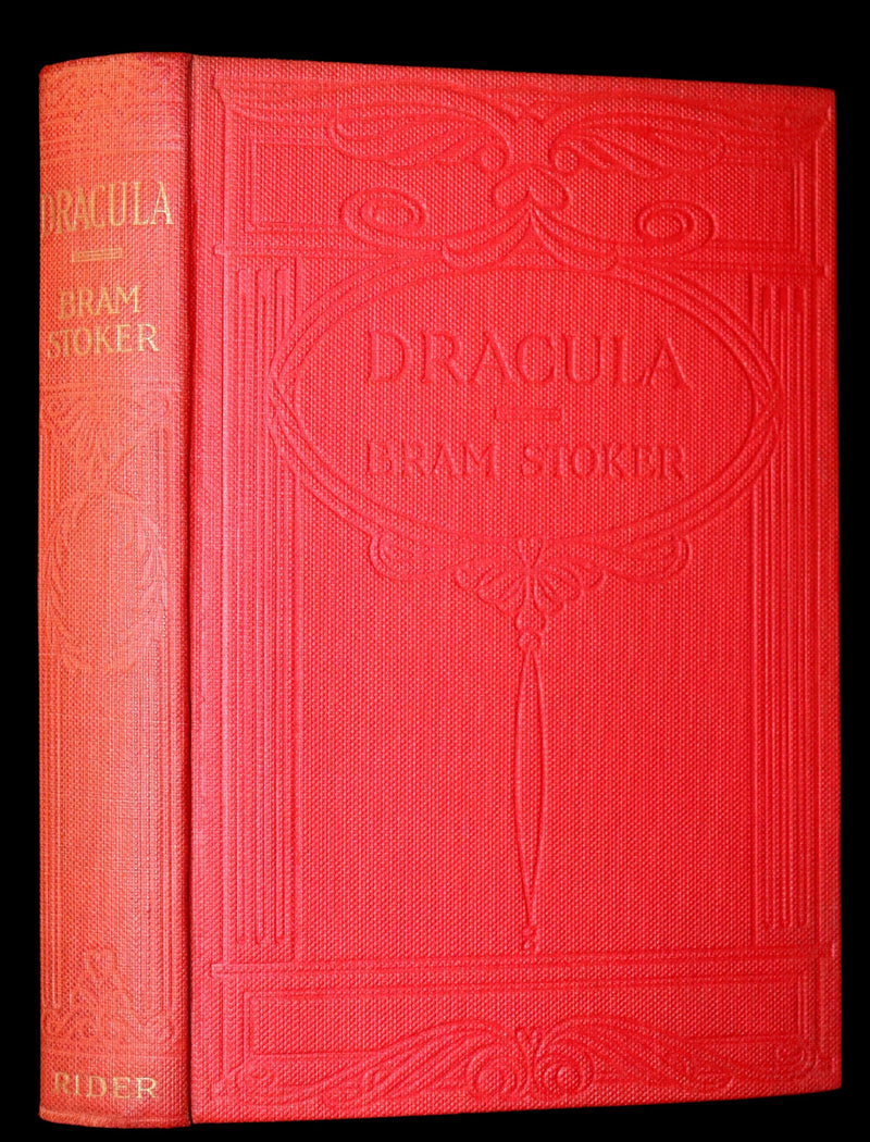 1912 Rare First Rider Edition - DRACULA by Bram Stoker. Gothic Vampire Story.