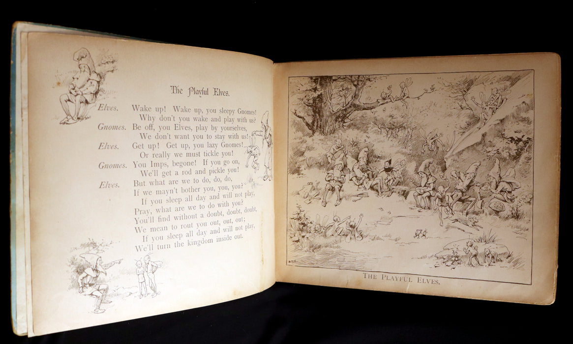 1900 Rare First Edition - THE BOOK OF GNOMES by Fred E. Weatherly, illustrated by Evelyn Stuart Hardy.