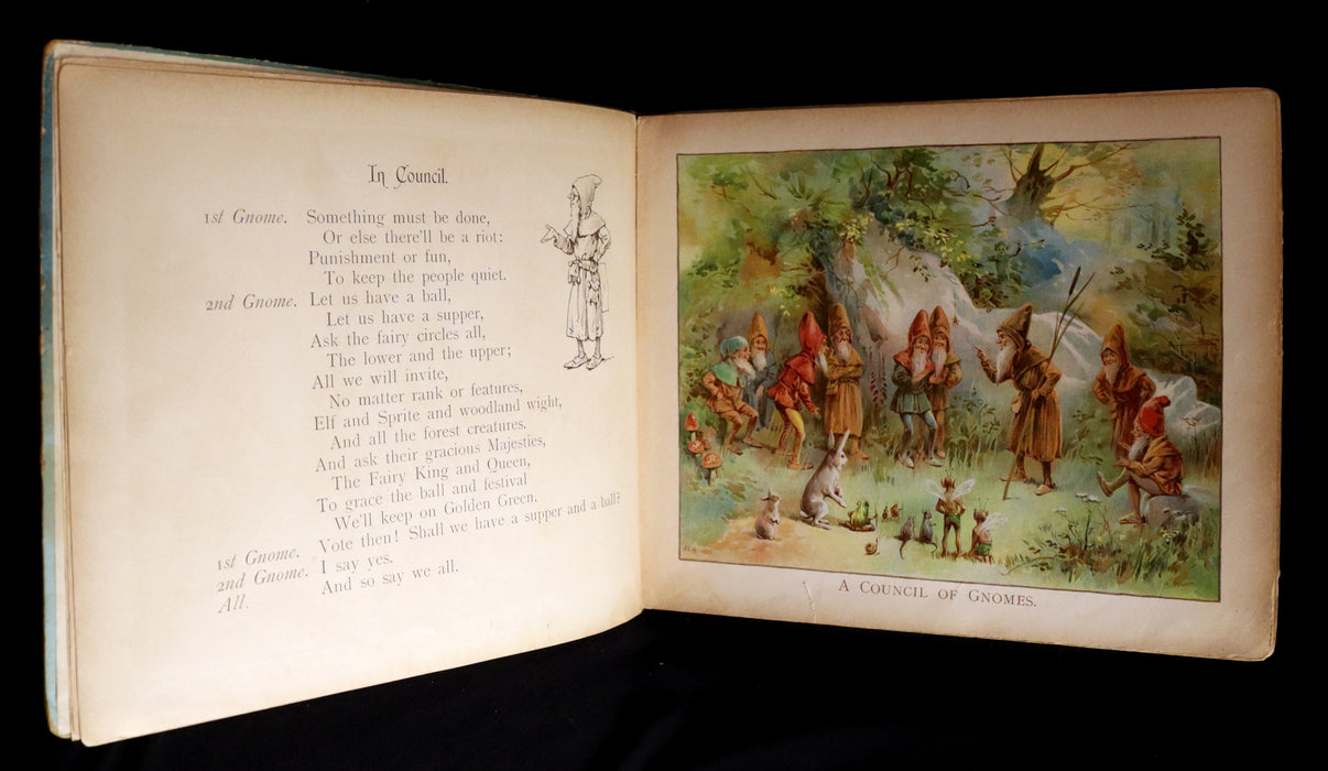 1900 Rare First Edition - THE BOOK OF GNOMES by Fred E. Weatherly, illustrated by Evelyn Stuart Hardy.