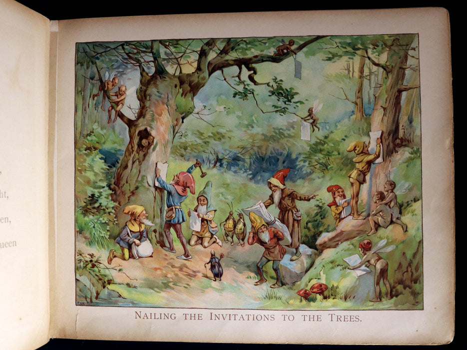 1900 Rare First Edition - THE BOOK OF GNOMES by Fred E. Weatherly, illustrated by Evelyn Stuart Hardy.