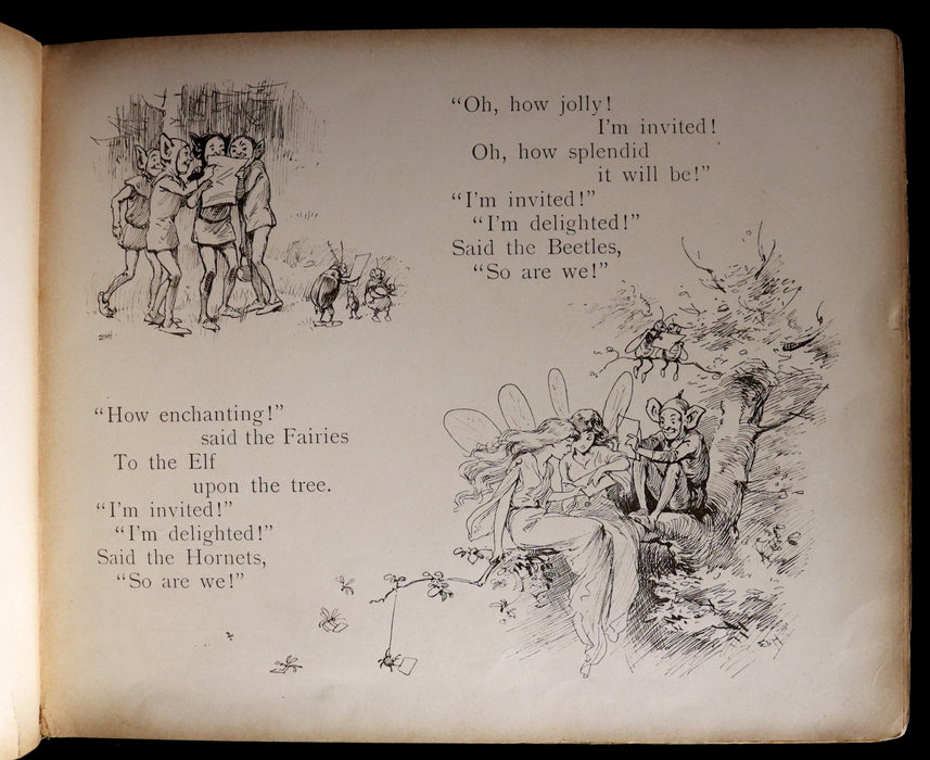 1900 Rare First Edition - THE BOOK OF GNOMES by Fred E. Weatherly, illustrated by Evelyn Stuart Hardy.