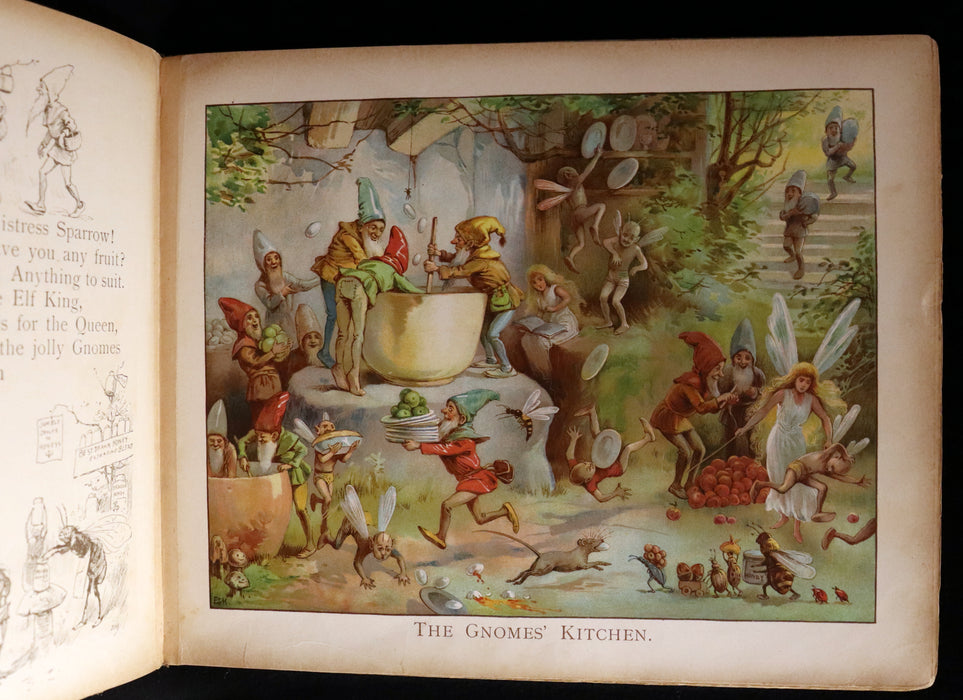 1900 Rare First Edition - THE BOOK OF GNOMES by Fred E. Weatherly, illustrated by Evelyn Stuart Hardy.