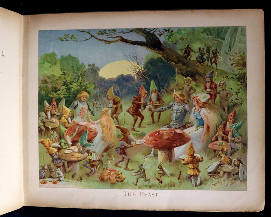 1900 Rare First Edition - THE BOOK OF GNOMES by Fred E. Weatherly, illustrated by Evelyn Stuart Hardy.