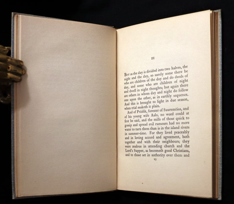 1930 Scarce First Edition on Werewolves - (Sudenmorsian ) THE WOLF'S BRIDE: A TALE FROM ESTONIA by Aino Kallas.