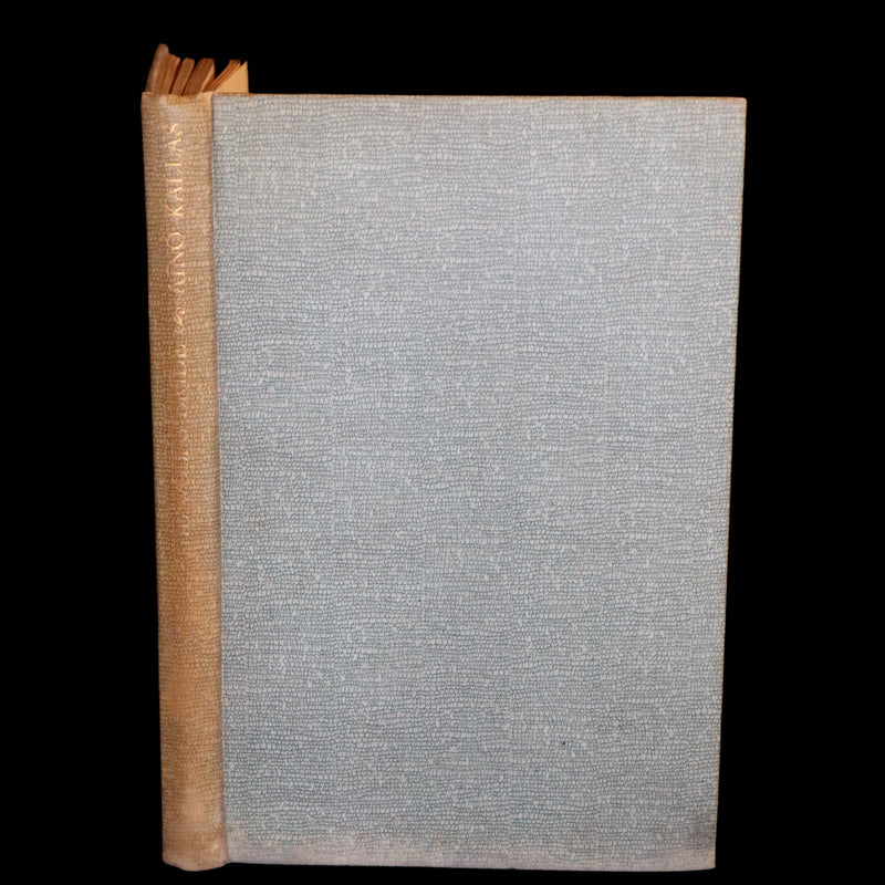 1930 Scarce First Edition on Werewolves - (Sudenmorsian ) THE WOLF'S BRIDE: A TALE FROM ESTONIA by Aino Kallas.