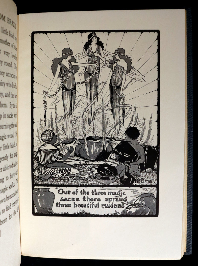 1924 Scarce Book - Fairy Tales from Brazil by Elsie Spicer Eells Illustrated by Helen M. Barton.