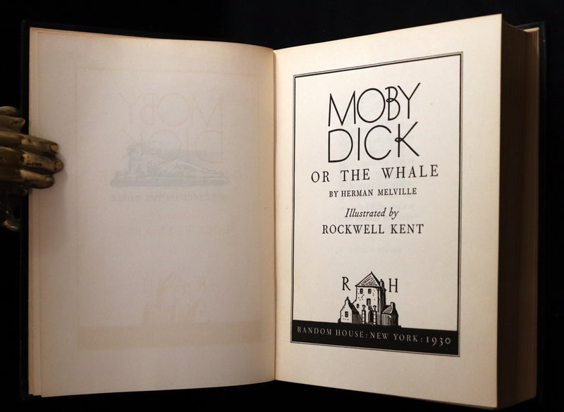1930 Rare First Edition - MOBY DICK or The Whale by Melville, illustrated by Rockwell Kent.
