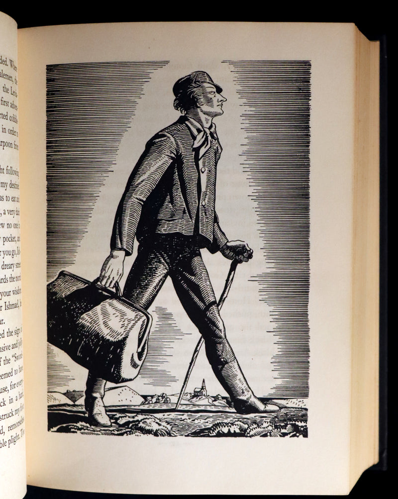 1930 Rare First Edition - MOBY DICK or The Whale by Melville, illustrated by Rockwell Kent.