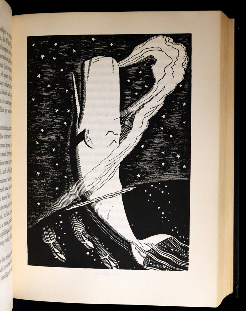 1930 Rare First Edition - MOBY DICK or The Whale by Melville, illustrated by Rockwell Kent.