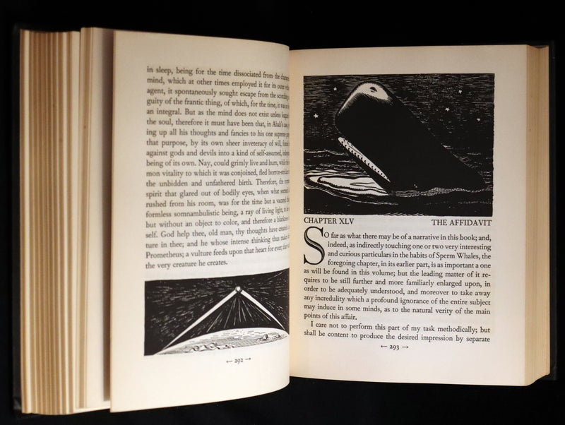 1930 Rare First Edition - MOBY DICK or The Whale by Melville, illustrated by Rockwell Kent.