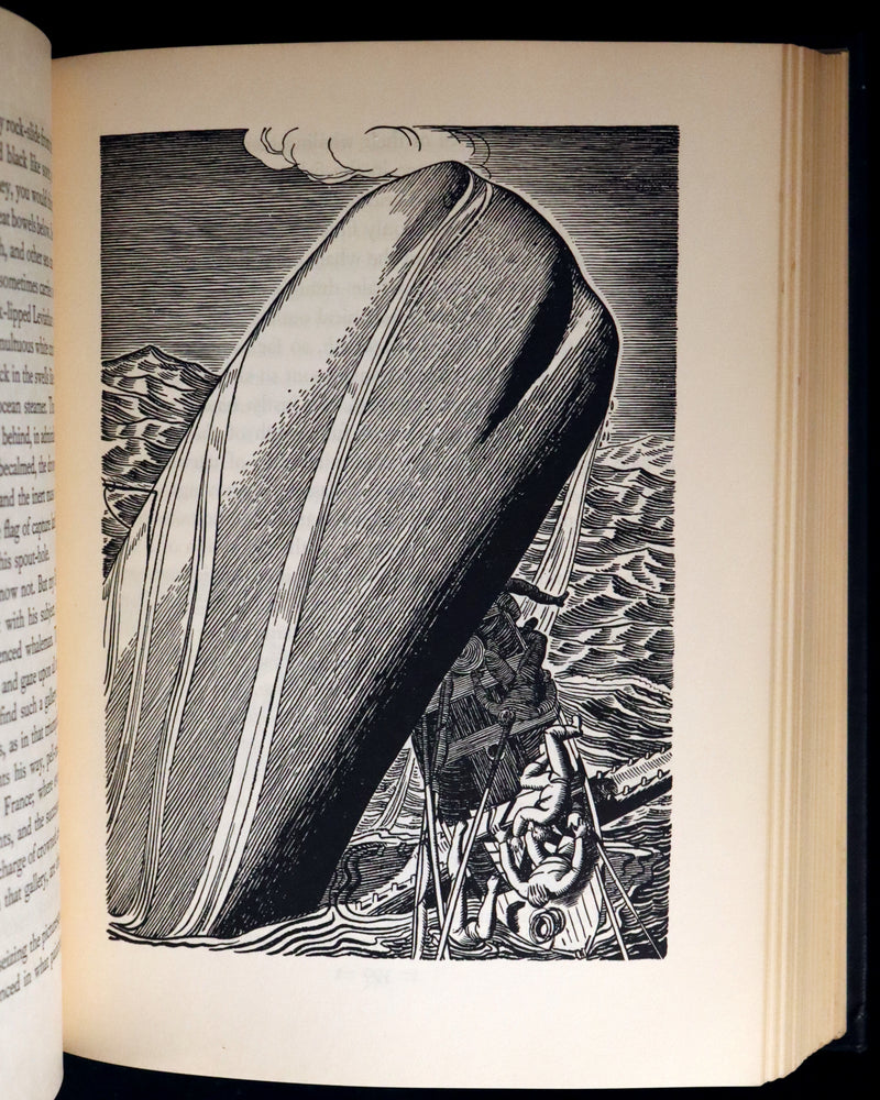 1930 Rare First Edition - MOBY DICK or The Whale by Melville, illustrated by Rockwell Kent.