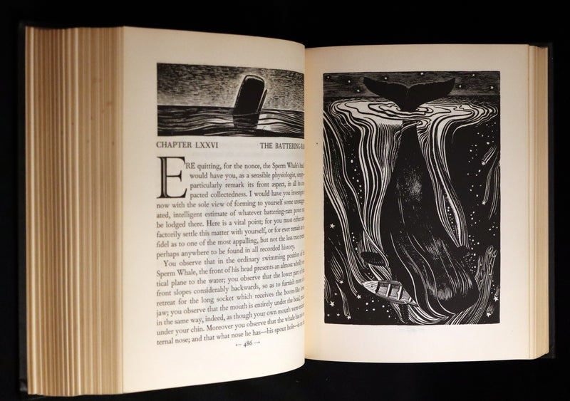 1930 Rare First Edition - MOBY DICK or The Whale by Melville, illustrated by Rockwell Kent.