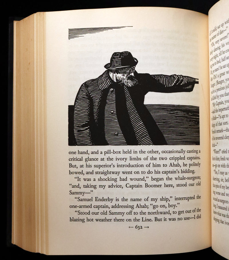 1930 Rare First Edition - MOBY DICK or The Whale by Melville, illustrated by Rockwell Kent.