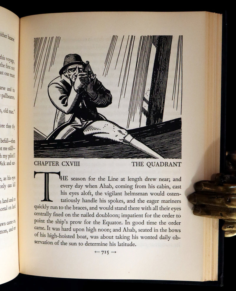 1930 Rare First Edition - MOBY DICK or The Whale by Melville, illustrated by Rockwell Kent.