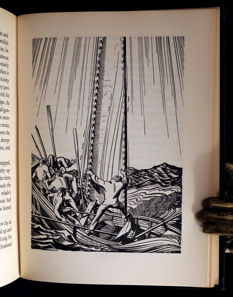 1930 Rare First Edition - MOBY DICK or The Whale by Melville, illustrated by Rockwell Kent.
