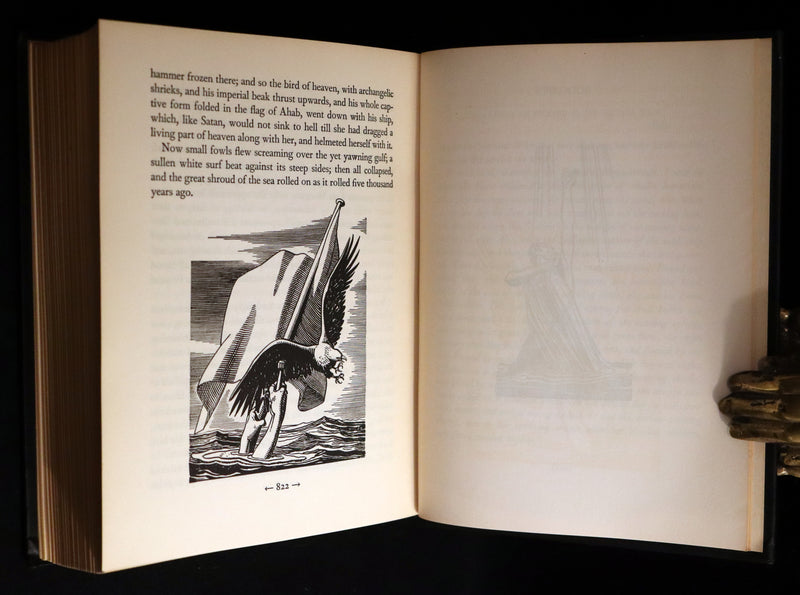 1930 Rare First Edition - MOBY DICK or The Whale by Melville, illustrated by Rockwell Kent.