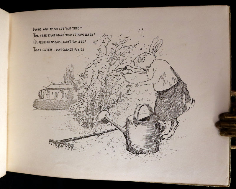 1900 Scarce First Edition - THE RABBIT BOOK written and illustrated Charles R. Pettafor.