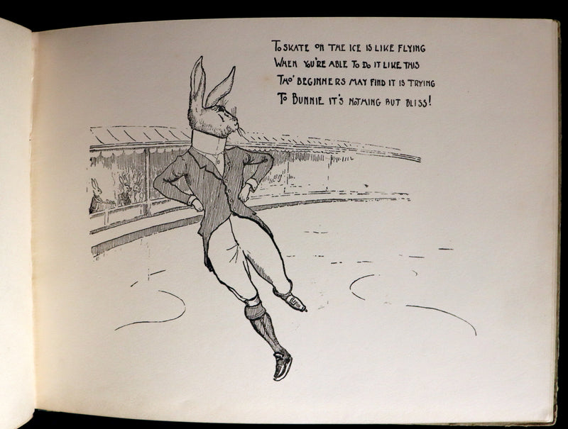 1900 Scarce First Edition - THE RABBIT BOOK written and illustrated Charles R. Pettafor.