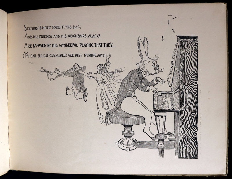 1900 Scarce First Edition - THE RABBIT BOOK written and illustrated Charles R. Pettafor.