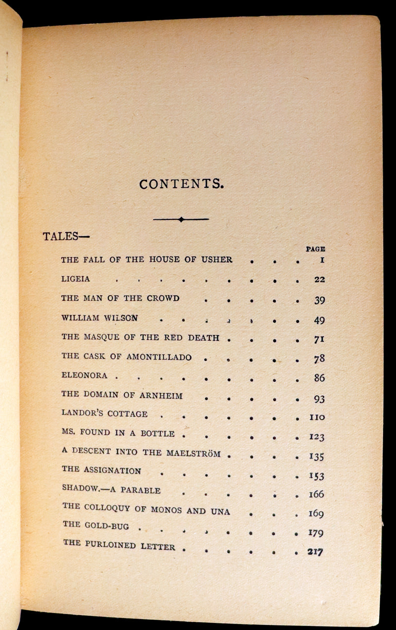 1895 Scarce Lupton Edition - Edgar Allan POE's Tales And Other Prose Writings.