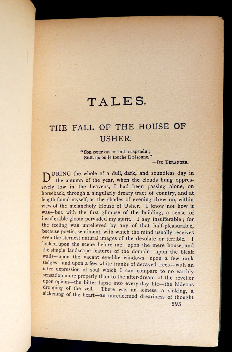 1895 Scarce Lupton Edition - Edgar Allan POE's Tales And Other Prose Writings.