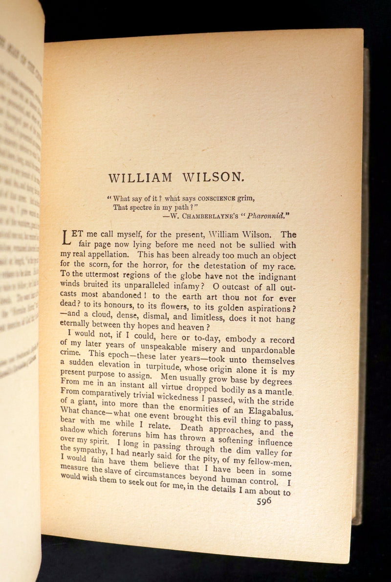 1895 Scarce Lupton Edition - Edgar Allan POE's Tales And Other Prose Writings.