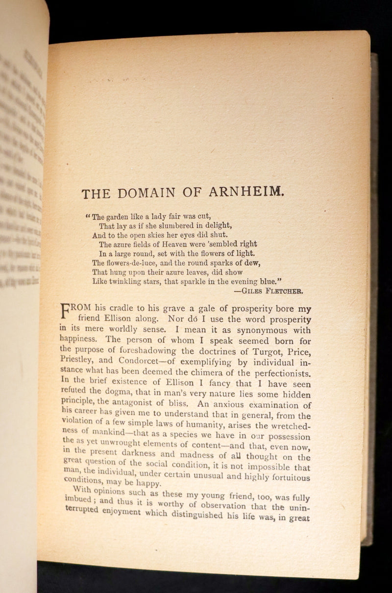 1895 Scarce Lupton Edition - Edgar Allan POE's Tales And Other Prose Writings.