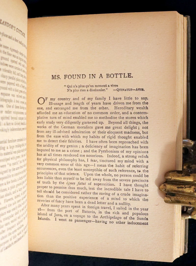 1895 Scarce Lupton Edition - Edgar Allan POE's Tales And Other Prose Writings.