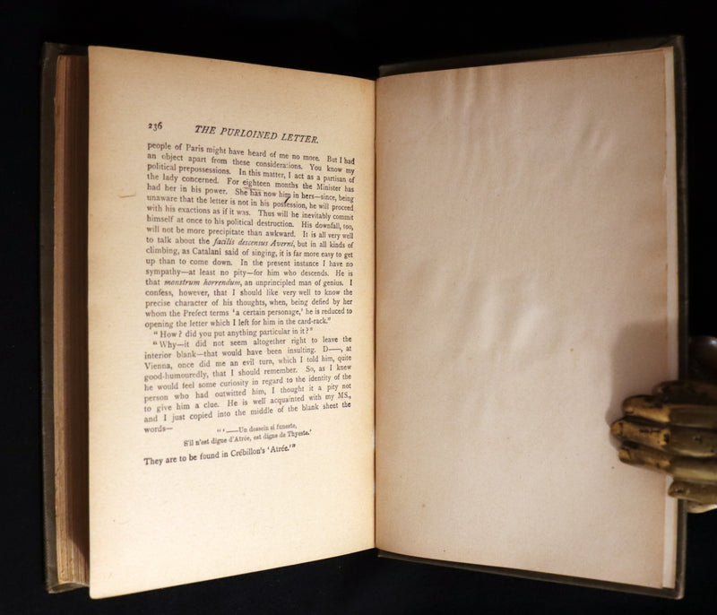 1895 Scarce Lupton Edition - Edgar Allan POE's Tales And Other Prose Writings.