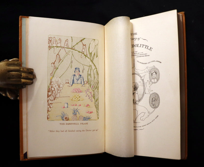1922 Rare Book - The Story of DOCTOR DOLITTLE told & illustrated by Hugh Lofting.