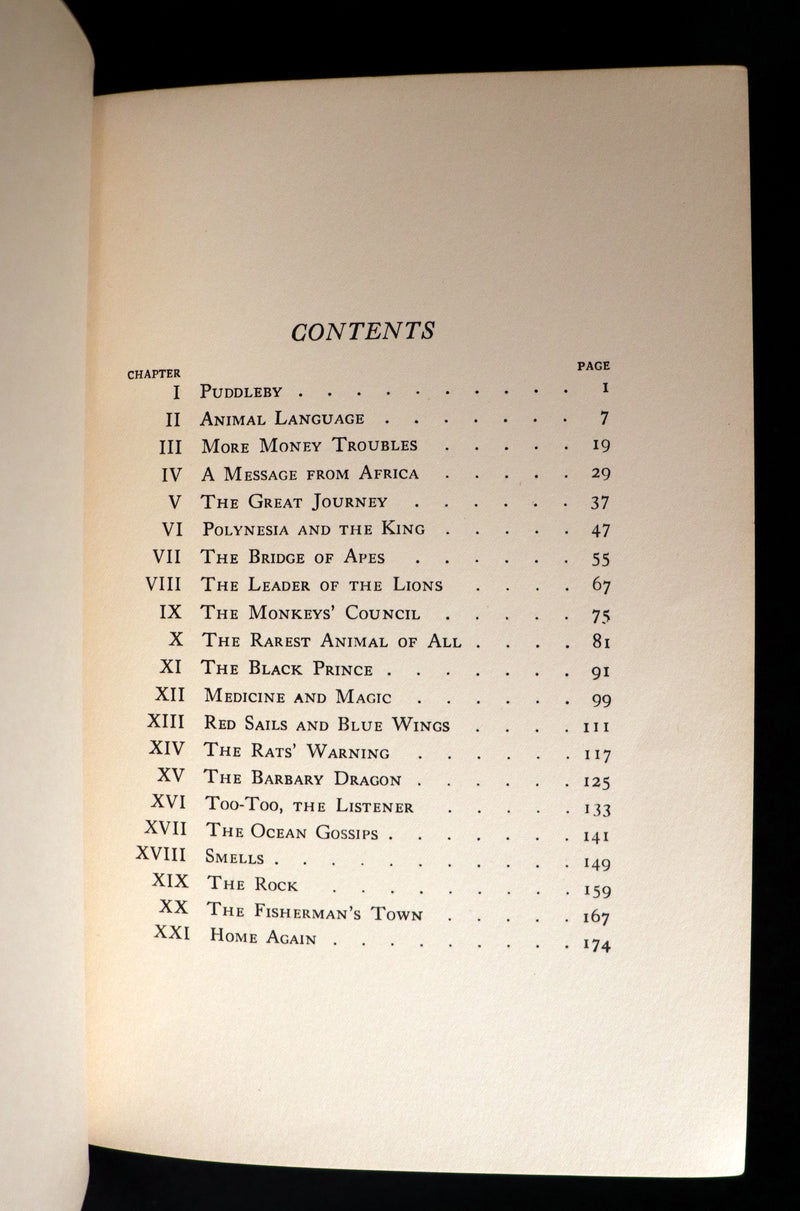 1922 Rare Book - The Story of DOCTOR DOLITTLE told & illustrated by Hugh Lofting.