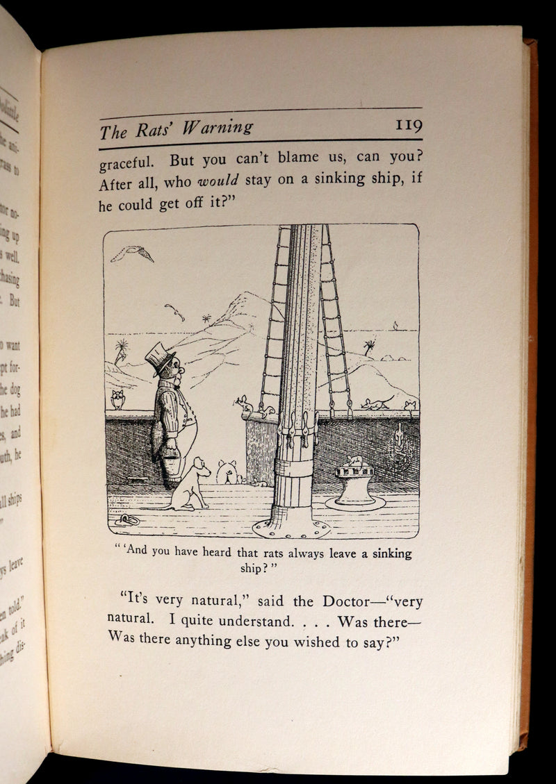 1922 Rare Book - The Story of DOCTOR DOLITTLE told & illustrated by Hugh Lofting.