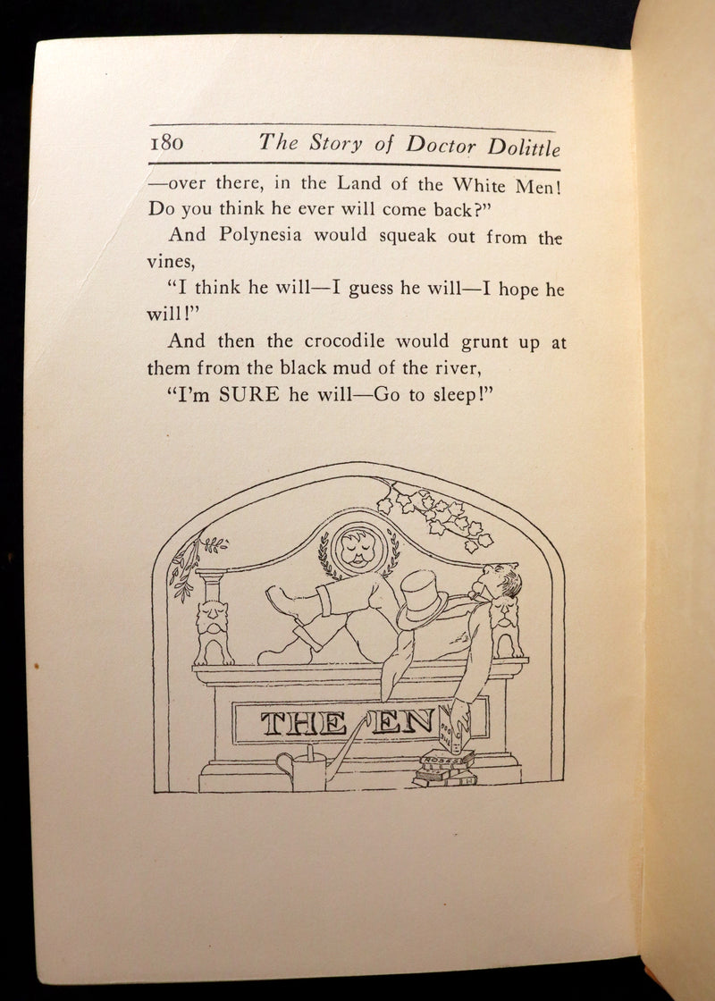 1922 Rare Book - The Story of DOCTOR DOLITTLE told & illustrated by Hugh Lofting.