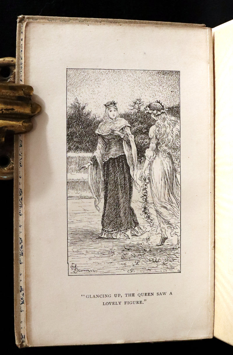 1892 Rare First Edition - AN ENCHANTED GARDEN, Fairy Stories by Mary Louisa Molesworth illustrated by William John Hennessy.