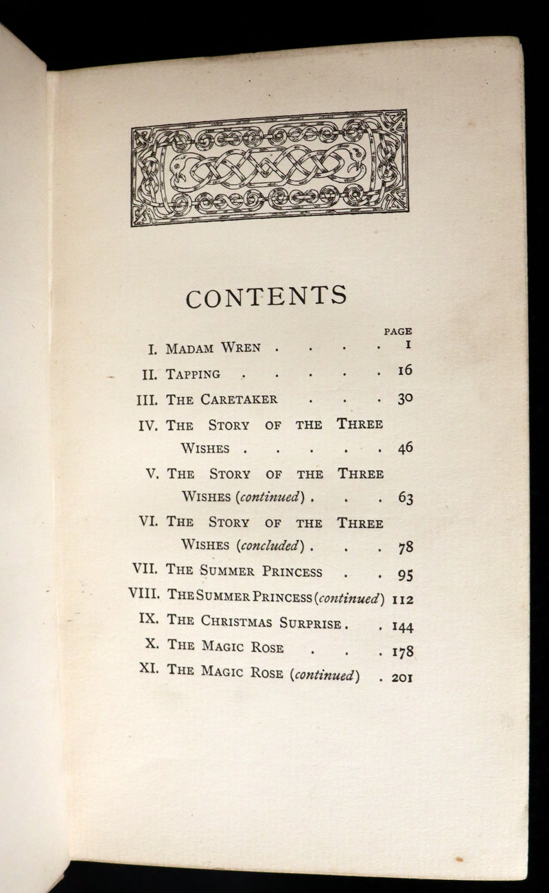 1892 Rare First Edition - AN ENCHANTED GARDEN, Fairy Stories by Mary Louisa Molesworth illustrated by William John Hennessy.