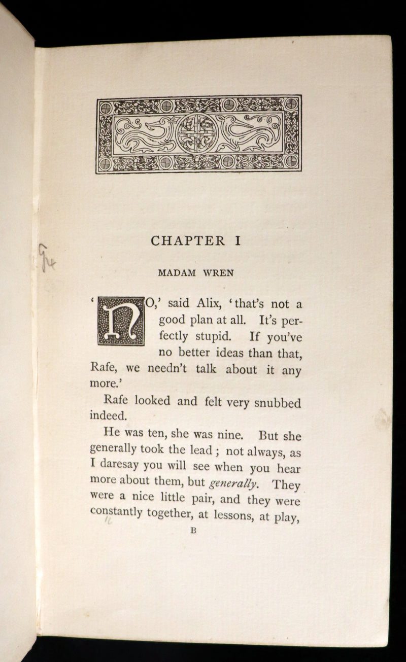 1892 Rare First Edition - AN ENCHANTED GARDEN, Fairy Stories by Mary Louisa Molesworth illustrated by William John Hennessy.