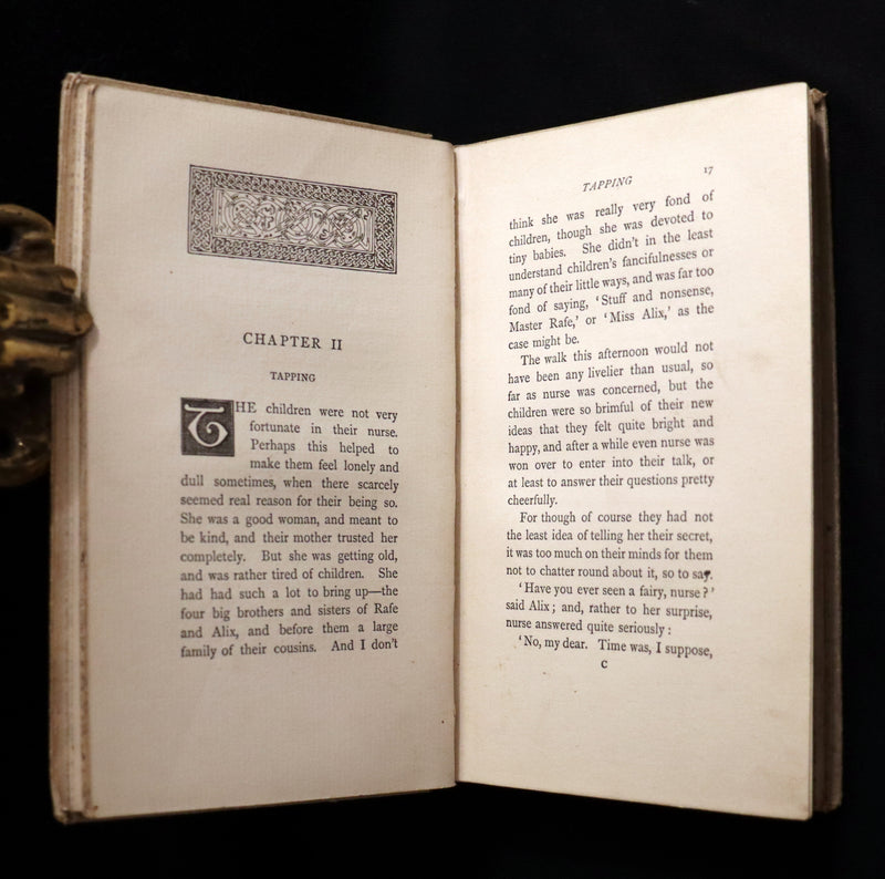 1892 Rare First Edition - AN ENCHANTED GARDEN, Fairy Stories by Mary Louisa Molesworth illustrated by William John Hennessy.