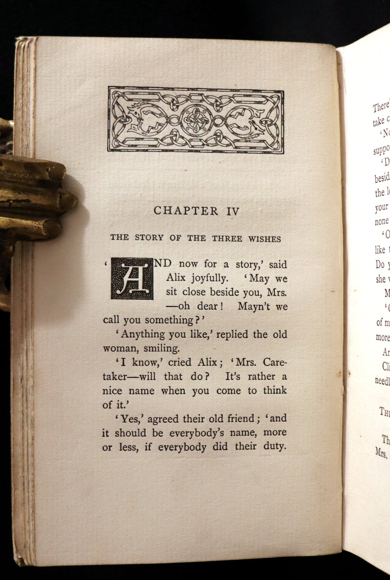 1892 Rare First Edition - AN ENCHANTED GARDEN, Fairy Stories by Mary Louisa Molesworth illustrated by William John Hennessy.