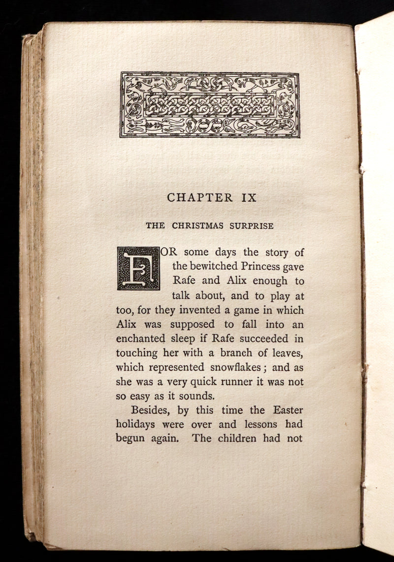 1892 Rare First Edition - AN ENCHANTED GARDEN, Fairy Stories by Mary Louisa Molesworth illustrated by William John Hennessy.