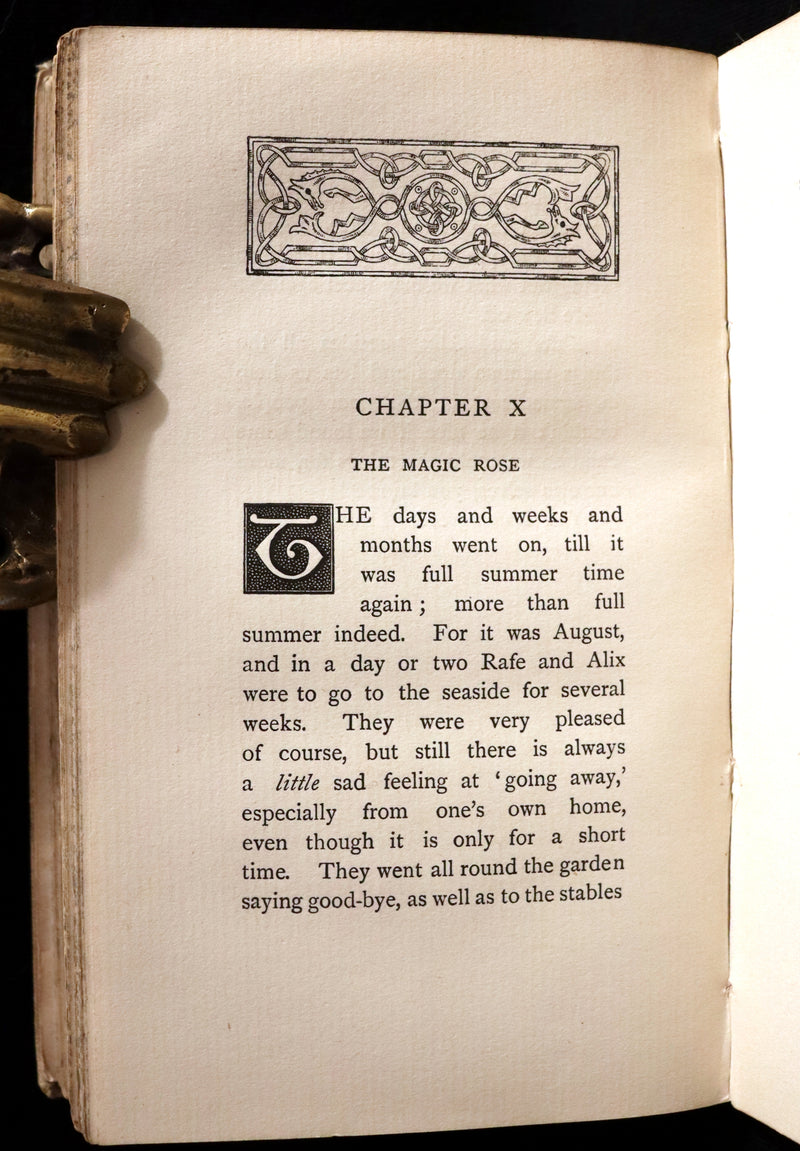 1892 Rare First Edition - AN ENCHANTED GARDEN, Fairy Stories by Mary Louisa Molesworth illustrated by William John Hennessy.