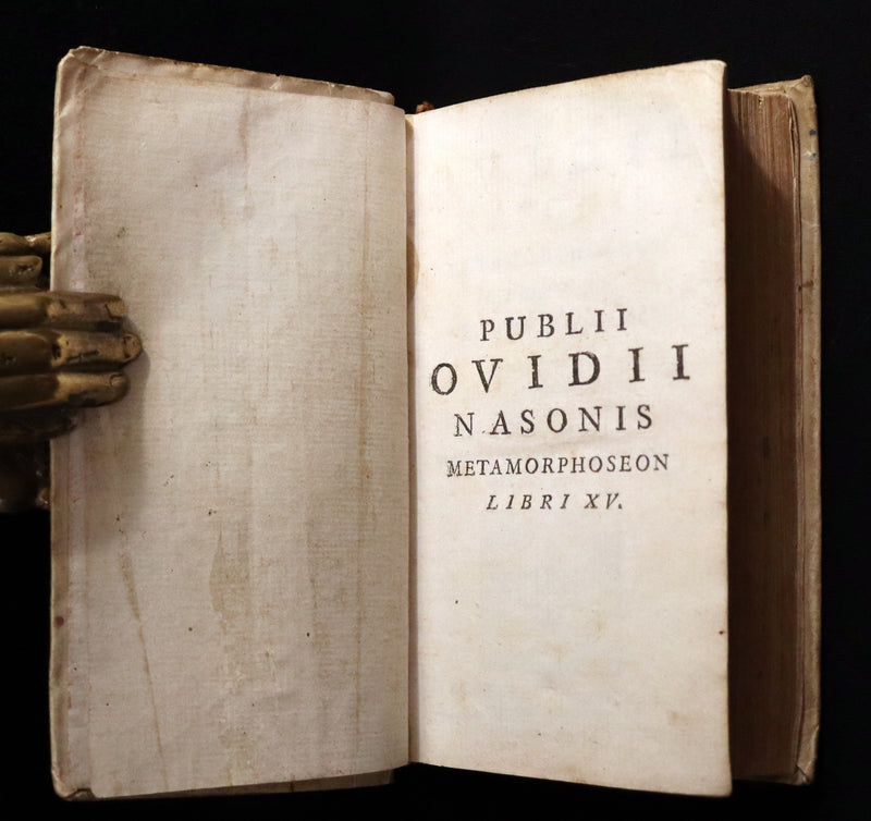 1704 Scarce Latin vellum Edition - OVID's Metamorphoses - Publii Ovidii Nasonis Metamorphoseon libri XV.