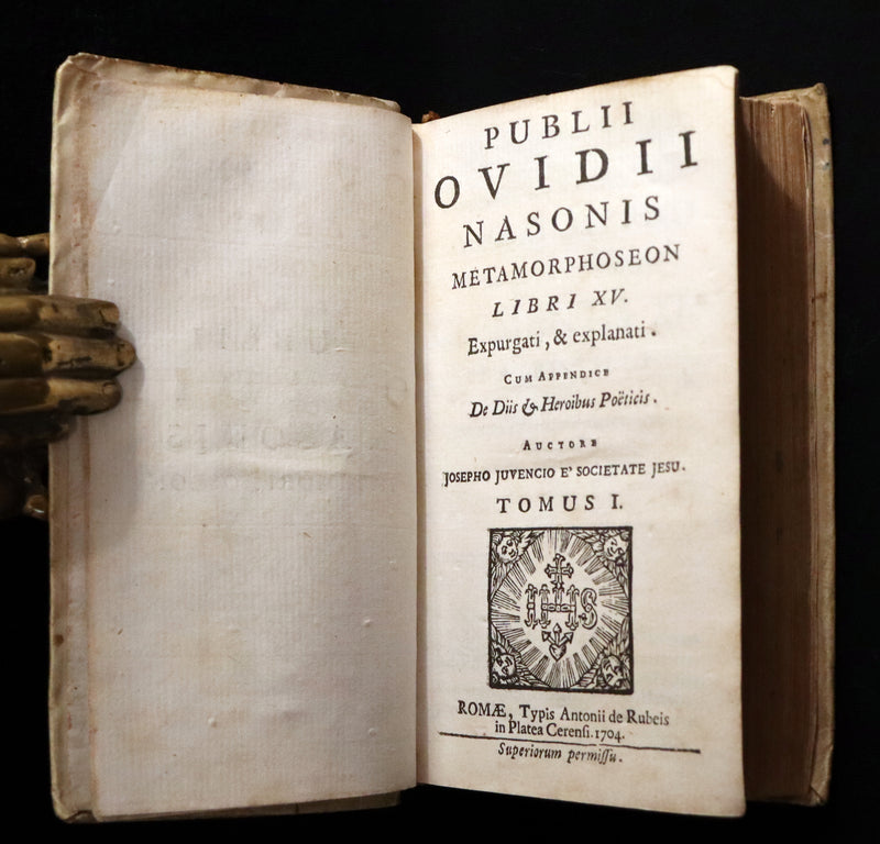 1704 Scarce Latin vellum Edition - OVID's Metamorphoses - Publii Ovidii Nasonis Metamorphoseon libri XV.