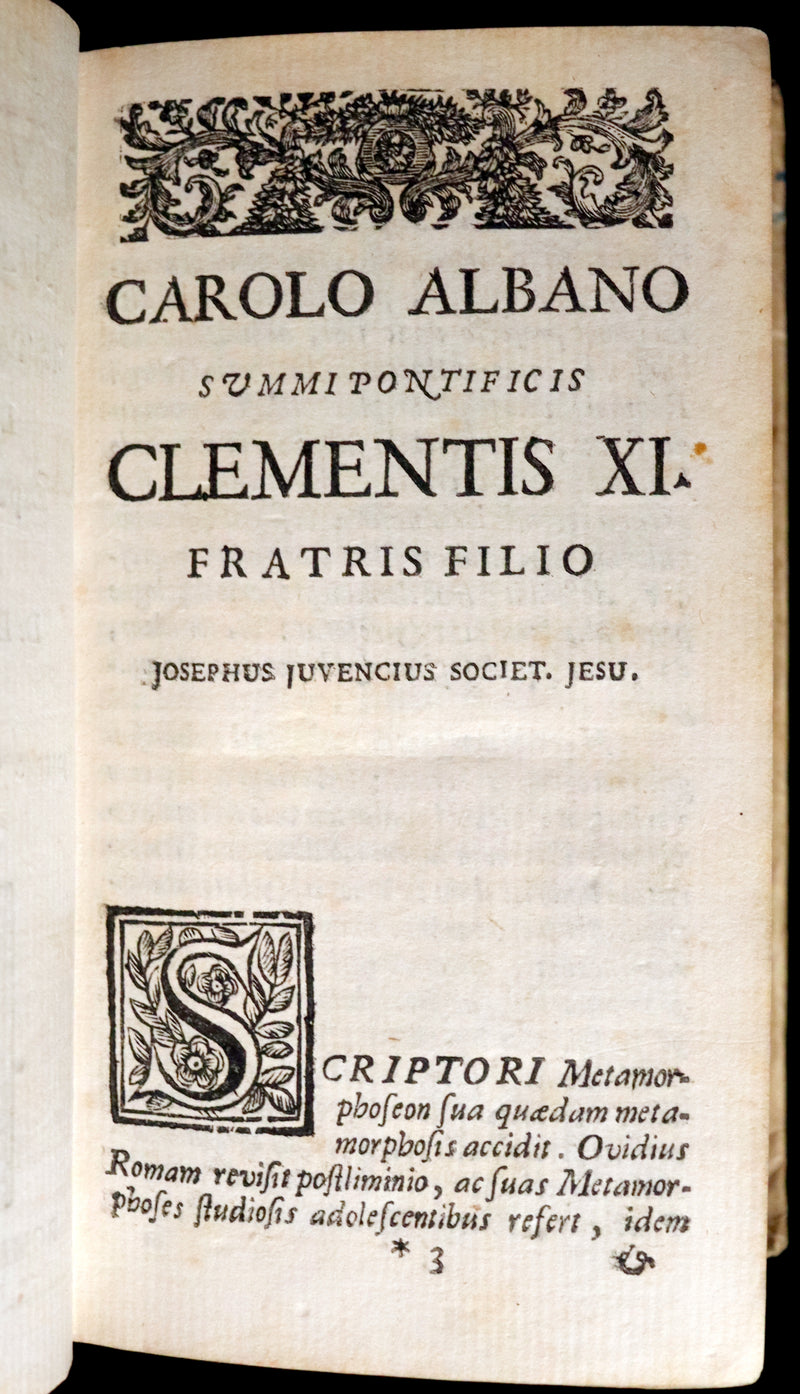 1704 Scarce Latin vellum Edition - OVID's Metamorphoses - Publii Ovidii Nasonis Metamorphoseon libri XV.