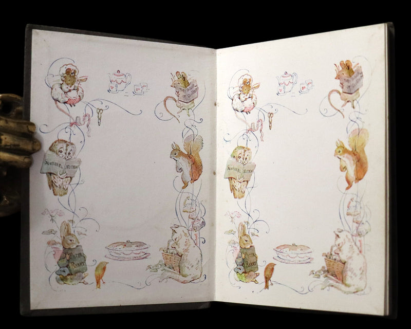 1903 Rare Book - Beatrix Potter - The Tale of Squirrel Nutkin - First Edition, third printing.