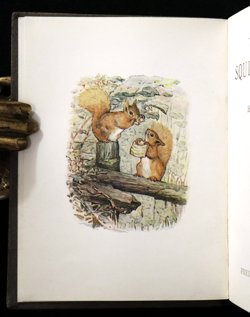 1903 Rare Book - Beatrix Potter - The Tale of Squirrel Nutkin - First Edition, third printing.