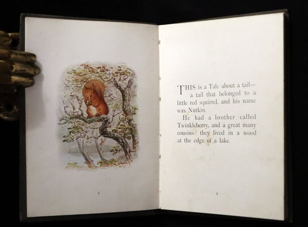 1903 Rare Book - Beatrix Potter - The Tale of Squirrel Nutkin - First Edition, third printing.